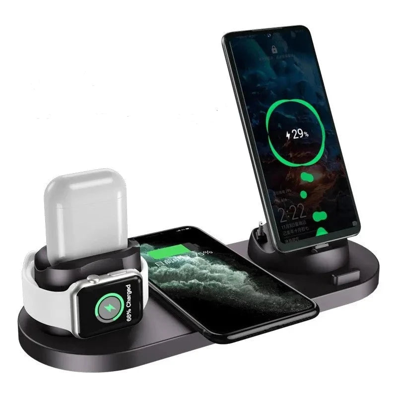 Wireless Charger Stand 15W  Fast Wireless Charging Station for Samsung Huawei iPhone Apple Watch