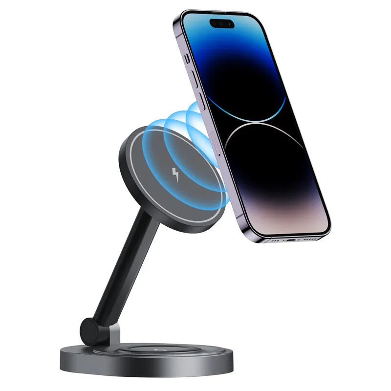 2 In 1 Magnetic Wireless Charger, Fast Charging  Dock