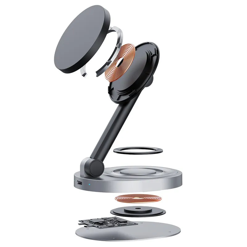 2 In 1 Magnetic Wireless Charger, Fast Charging  Dock
