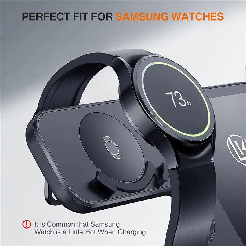 3 In 1 Wireless Charger  Fast Charging Dock Station